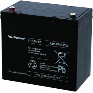 Yu-Power YPC55-12 Deep Cycle Cyclic Battery sla 12V 55Ah - Yuasa