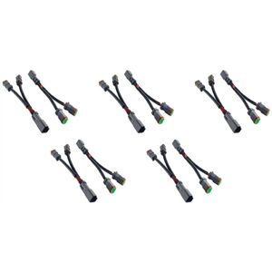 TLILY 10X Type Y Plug Adapter Deutsch DT DTP 2 Pin for LED Pod Wiring Harness Connectors Upgrade Work Light