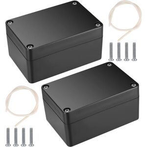 Héloise - 2 Pieces Waterproof Junction Box, Junction Box, Outdoor Electrical Waterproof Project Enclosure, Plastic Cable Connection Box for diy
