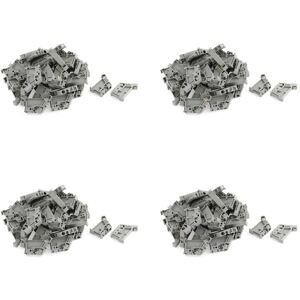 Tlily - 200Pcs 35mm din Rail Terminal Block End Stopper Mounting Clips