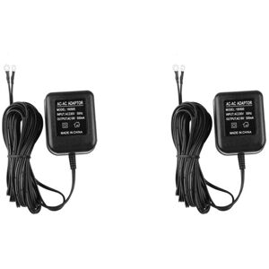 TLILY 2X ac Doorbell Power Adapter, 18V 500MA Doorbell Transformer, 10M Cable, Compatible Ring Doorbell, eu Plug