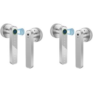 Tlily - 2X Smart Keyless Entry Door Lock with Keypad, Fingerprint Tuya app WiFi Control