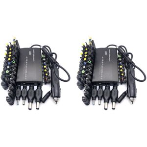 Tlily - 2X Universal 12V-24V ac Power Adapter Adjustable Car Home Charger USB12V Power Supply 100W 5A Laptop with dc Connector