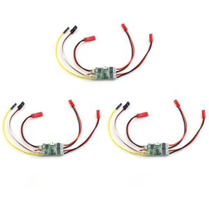 TLILY 3X 5A esc 2S-3S Lipo Bidirectional Brushed Speed Controller for rc Model Car Boat Tank Spare Parts