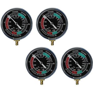 Tlily - 4X Universal Motorcycle Fuel Vacuum Gauge Carburetor Synchronizer Tool
