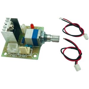 TLILY 5PCS LM317 Linear Converter Down Voltage Regulator Board Adjustable Fan Speed Controller Module
