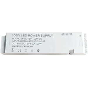 TLILY AC220V to dc 12V Lighting Transformer led Cabinet Light Strip Power Supply Port Driver 100W eu Plug
