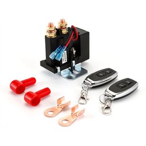 Tlily - Battery Switch Relay Remote Control Power Quick Disconnect Isolation Anti-Theft 12V 500A