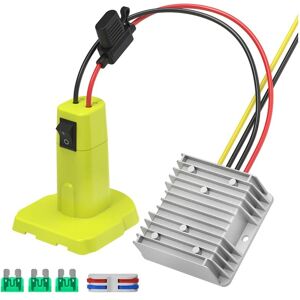 Tlily - Converter for 18v Battery,DC Power Inverter Adapter dc Voltage Regulator 12V 15A 180W