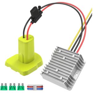 Tlily - Converter for 18v Battery,DC Power Inverter Adapter dc Voltage Regulator 12V 20A 240W