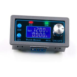 Tlily - dc Buck Boost Converter cc cv 0.5-30V 4A 5V 6V 12V 24V Power Module Adjustable Regulated Laboratory Supply