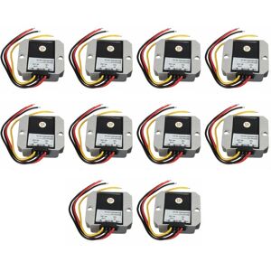 Tlily - 10X dc-dc 12V Step Up to 24V 3A 72W Car Power Converter Regulator