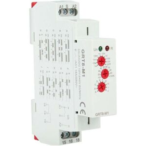 Ymyny - fliti GRT8-M1 10 Function Time Relay, 35mm din Rail Mounting, ac/dc 12V 240V, 50-60Hz