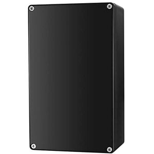 Héloise - IP65 Waterproof Outdoor Electrical Junction Box, Connector Junction Box, Outdoor Electronic Plastic Enclosure - Black/20012075 mm