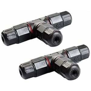Héloise - IP68 Waterproof Electrical Junction Boxes 3 Way Cable Connector Outdoor Electrical Box 2 Pieces