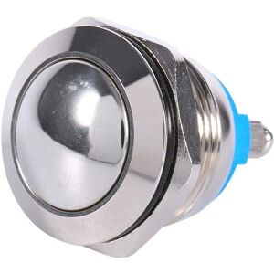 Longziming - Momentary Switch, 19mm 12V Waterproof Car Metal Push Button Horn Momentary Switch