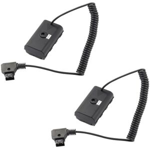 TLILY Power Adapter Cable for D-tap Connector to np-f Dummy Battery for Sony np F550 F570 np F970 X2 I341227