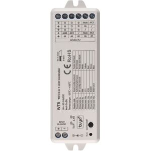 TLILY Tuya led Controller 5 in 1 Dimmer cct rgb rgbw rgbww rgbcct Strip Smart Life Wifi 2.4G rf Remote 12-24V WT5