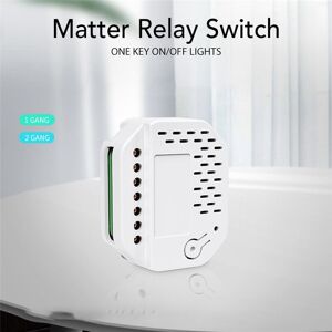 Tlily - Tuya Matter WiFi Smart Switch Module Relay Works with and