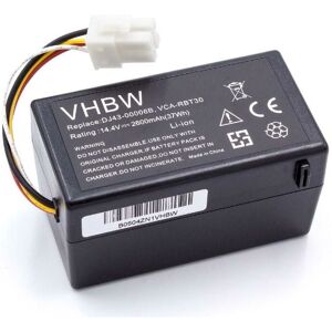 Vhbw - Replacement Battery compatible with Samsung Navibot Pop-Out VR10F71UCBC/FET, VCR8980 Home Cleaner (2600mAh, 14.4 v, Li-ion)