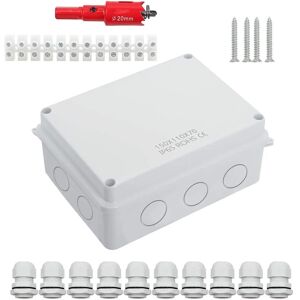 Héloise - Waterproof IP65 Outdoor Electrical Junction Box, Connector Junction Box, Waterproof Junction Box, Outdoor Electronic Plastic Enclosure,
