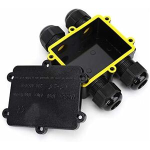 HÉLOISE Waterproof Junction Box - IP68 PC Electrical Junction Box M686 Outdoor Cable 4 Way Type H Electrical Junction Box for 0.5-2.5mm² Wire Diameter