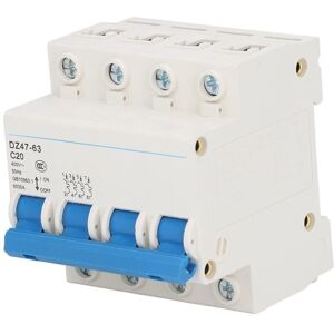 SNQ 4P Miniature Home Circuit Breaker, DIN Rail Mount Protection, 400V 20A SNQ 4P Miniature Home Circuit Breaker, DIN Rail Mount Protection, 400V 20A