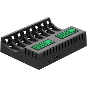 LIIYIELA 8-year LCD battery charger, intelligent charger for AA/AAA, NiCd, NiMh, AA batteries, AAA charger. LIIYIELA 8-year LCD battery charger, intelligent charger for AA/AAA, NiCd, NiMh, AA batteries, AAA charger.