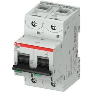 Abb 748214 - High performance mini circuit breaker 20A 2P 5kA 800Vdc - S802PV Abb 748214 - High performance mini circuit breaker 20A 2P 5kA 800Vdc - S802PV