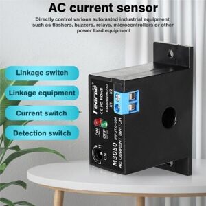 CYSLMUK AC 240V Current Sensing Switch Adjustable Current Sensing Switch 0.2-30A Current Monitoring Relay, Normally Open CYSLMUK AC 240V Current Sensing Switch Adjustable Current Sensing Switch 0.2-30A Current Monitoring Relay, Normally Open