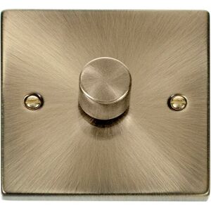 Se Home - Antique Brass 1 Gang 2 Way led 100W Trailing Edge Dimmer Light Switch Se Home - Antique Brass 1 Gang 2 Way led 100W Trailing Edge Dimmer Light Switch