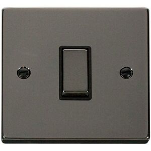Se Home - Black Nickel 10A 1 Gang 2 Way Ingot Light Switch - Black Trim Se Home - Black Nickel 10A 1 Gang 2 Way Ingot Light Switch - Black Trim