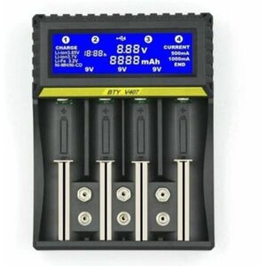 MCBOSON BTY407 Multifunctional Battery Charger 18650 Li-ion/NiMH/NiCd/5AA/7AAA/9V Battery Charger MCBOSON BTY407 Multifunctional Battery Charger 18650 Li-ion/NiMH/NiCd/5AA/7AAA/9V Battery Charger