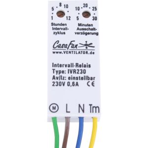 Control unit / interval relay timer CasaFan IVR 230 Control unit / interval relay timer CasaFan IVR 230