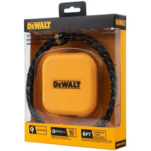 Dewalt - Wireless qi Fast Charging Phone Charger Pad with Kevlar Type c usb Cable Dewalt - Wireless qi Fast Charging Phone Charger Pad with Kevlar Type c usb Cable