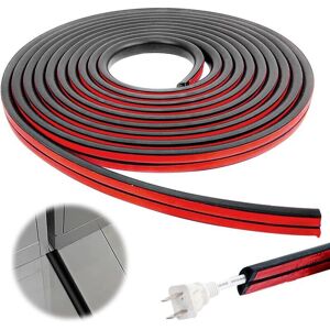 SNQ Flexible Cable Cover, Floor Cable Grommet, Self-Adhesive Electrical Trunking, for Easily Hiding and Protecting Cables and Preventing Accidents, SNQ Flexible Cable Cover, Floor Cable Grommet, Self-Adhesive Electrical Trunking, for Easily Hiding and Protecting Cables and Preventing Accidents,