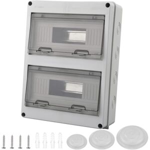 TINOR IP65 Outdoor Waterproof Electrical Box, 24 Modules, IP65 abs Plastic Surface, Outdoor Waterproof Electrical Enclosure Box, Control Cabinet, Junction TINOR IP65 Outdoor Waterproof Electrical Box, 24 Modules, IP65 abs Plastic Surface, Outdoor Waterproof Electrical Enclosure Box, Control Cabinet, Junction