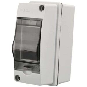TORMATOR IP65 Outdoor Waterproof Electrical Enclosure, 2 Modules, ABS Plastic Surface, Outdoor Waterproof Electrical Enclosure Box, Control Cabinet, Modular TORMATOR IP65 Outdoor Waterproof Electrical Enclosure, 2 Modules, ABS Plastic Surface, Outdoor Waterproof Electrical Enclosure Box, Control Cabinet, Modular