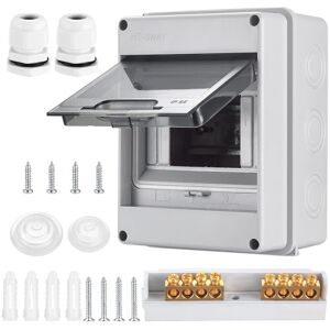 YS-YALOTRS IP65 Outdoor Waterproof Electrical Enclosure, Waterproof Electrical Box, Junction Box, Plastic Surface Control Cabinet, 5 Modules YS-YALOTRS IP65 Outdoor Waterproof Electrical Enclosure, Waterproof Electrical Box, Junction Box, Plastic Surface Control Cabinet, 5 Modules