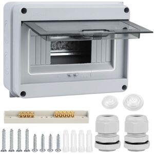 YS-YALOTRS IP65 Outdoor Waterproof Electrical Enclosure, Waterproof Electrical Box, Junction Box, Plastic Surface Control Cabinet, 8 Modules YS-YALOTRS IP65 Outdoor Waterproof Electrical Enclosure, Waterproof Electrical Box, Junction Box, Plastic Surface Control Cabinet, 8 Modules