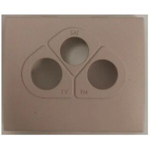 LEGRAND 085877 TV, FM, SAT Outlet Cover - Sagane Beluga LEGRAND 085877 TV, FM, SAT Outlet Cover - Sagane Beluga