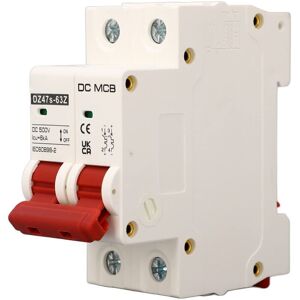 TEHTUY Miniature Circuit Breaker, DC Arc Extinguishing Circuit Breaker Overload Protection 500V for Power Supply System (25A) TEHTUY Miniature Circuit Breaker, DC Arc Extinguishing Circuit Breaker Overload Protection 500V for Power Supply System (25A)