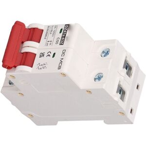 TEHTUY Miniature Circuit Breaker SG DC 2P 50A DC1000V 6000A Breaking Capacity DIN Rail Mount Fast Arc Extinction for Solar PV System DZ47s 63Z C50 TEHTUY Miniature Circuit Breaker SG DC 2P 50A DC1000V 6000A Breaking Capacity DIN Rail Mount Fast Arc Extinction for Solar PV System DZ47s 63Z C50