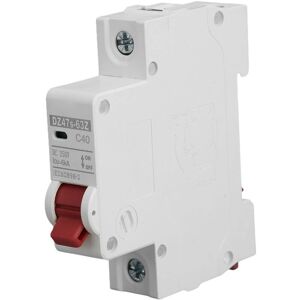 SNQ Miniature Circuit Breaker - Small 1P DC 250V MCB 40A DIN Rail Mount Protective Switch 6000A Capacity for Photovoltaic Solar Systems and Electric SNQ Miniature Circuit Breaker - Small 1P DC 250V MCB 40A DIN Rail Mount Protective Switch 6000A Capacity for Photovoltaic Solar Systems and Electric