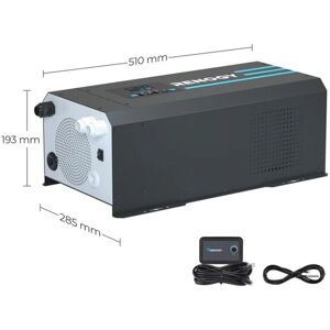 Renogy - 2000W Inverter Pure Sine Wave Inverter Charger 12V dc to 120V/230V ac w/ lcd Display, for rv, Car, Off-grid Solar, Compatible with Lithium Renogy - 2000W Inverter Pure Sine Wave Inverter Charger 12V dc to 120V/230V ac w/ lcd Display, for rv, Car, Off-grid Solar, Compatible with Lithium