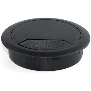 BEIJIYI Round Cable Grommet Ø60mm for Desk, Plastic, Black, Pack of 20 BEIJIYI Round Cable Grommet Ø60mm for Desk, Plastic, Black, Pack of 20