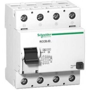 Schneider Electric Schneider 16752 RCCB ID residual current circuit breaker - 4P - 40 A - class B 30 mA Schneider Electric Schneider 16752 RCCB ID residual current circuit breaker - 4P - 40 A - class B 30 mA
