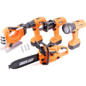 Vaunt 5 Piece Childrens Kids Toy Cordless Power Tool Set Jigsaw Drill V0406015 Vaunt 5 Piece Childrens Kids Toy Cordless Power Tool Set Jigsaw Drill V0406015
