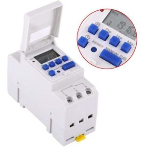 Ymyny - Weekly programmable timer, relay switch, with lcd display, 16 on and 8 off timers, THC15A 220V Ymyny - Weekly programmable timer, relay switch, with lcd display, 16 on and 8 off timers, THC15A 220V