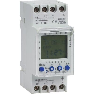 WOIYIC 220V Two Channel Timer Switch 7 Days 24 Hours Programmable Electronic LCD Digital Time Switch Digital Clock with 2 Relay Outputs WOIYIC 220V Two Channel Timer Switch 7 Days 24 Hours Programmable Electronic LCD Digital Time Switch Digital Clock with 2 Relay Outputs